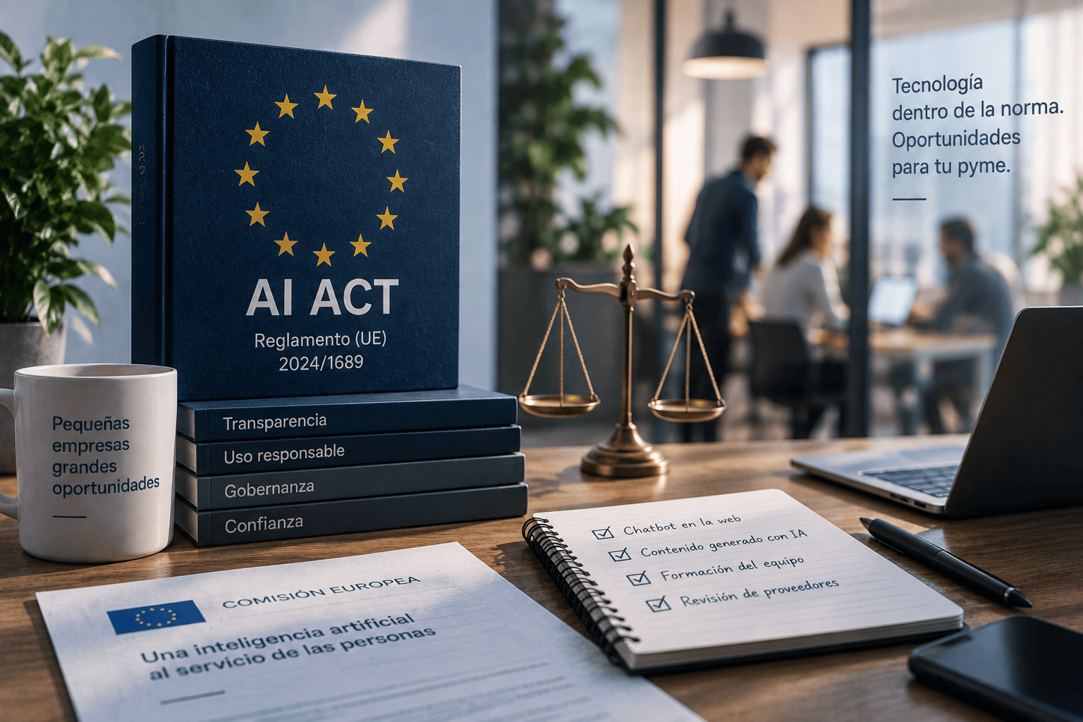 AI Act y las obligaciones de transparencia en el uso de IA en una pyme
